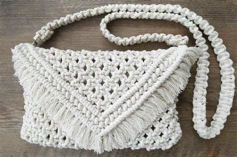 Bolsa de Macramé estilo Prada. Paso a paso con sólo 2 nudos.